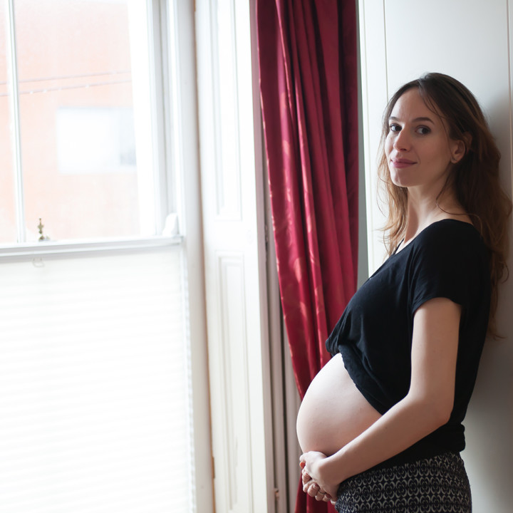 Naturally beautiful -mum to be | Maternity Portrait Dublin.