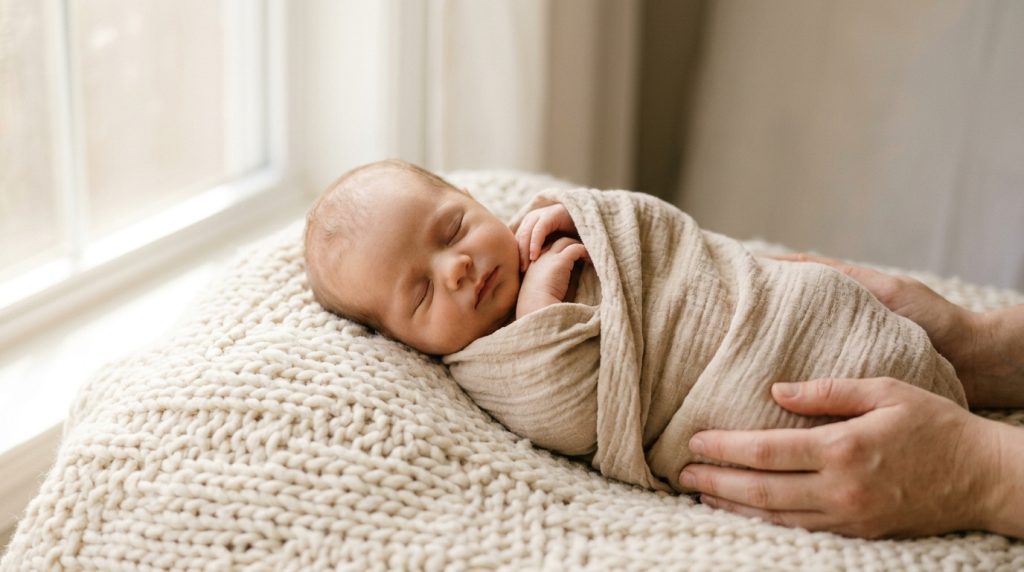 Newborn_baby_sleeping_on_blanket