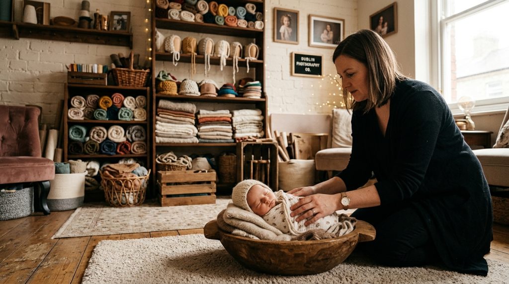 Photographer_adjusting_newborn